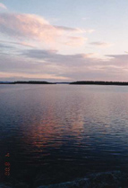 Закат на Белом море